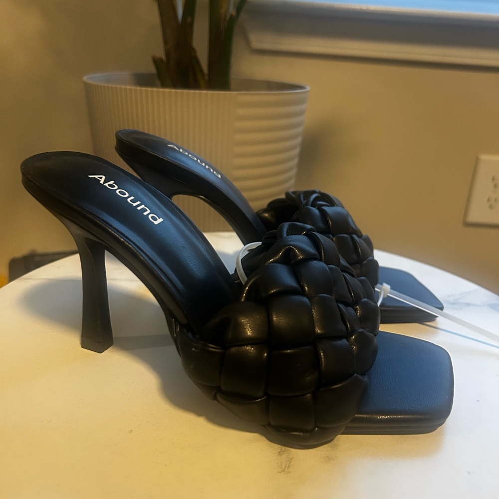Abound Black Women's Heeled Sandals